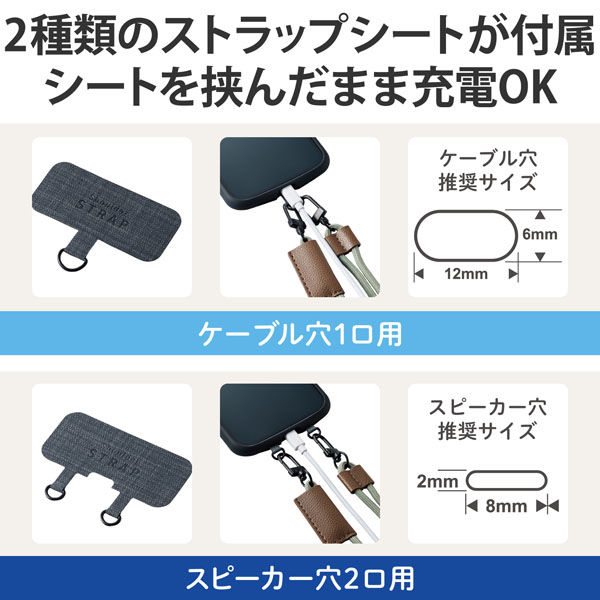 ♪ 携帯　スマホ　ストラップ　長さ2種類　顔チャーム付き Amazon.co.jp: [ZXZone] ストラップホルダー 2口タイプ スマホ