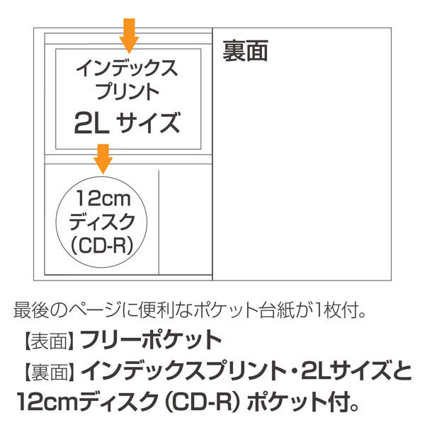 セキセイ フィンダッシュ ポケットアルバム FINN-7765-20 2個（直送品