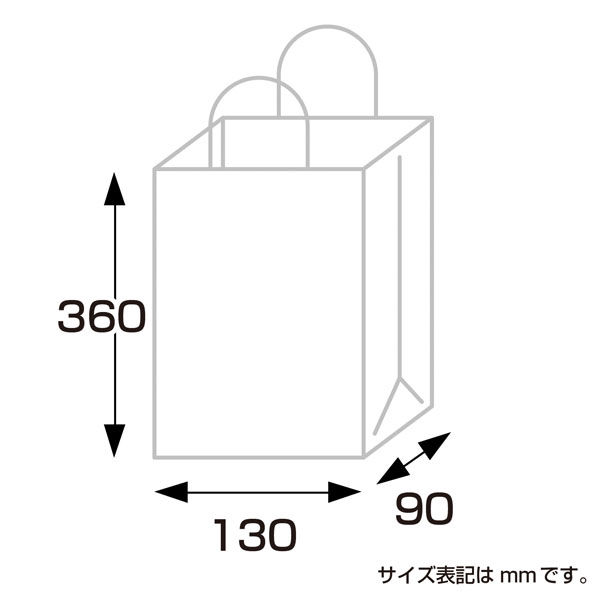 佐々木　三袋 ササガワ 手提げ紙袋 キャリーバッグL 白 50-6733 1セット(5枚入