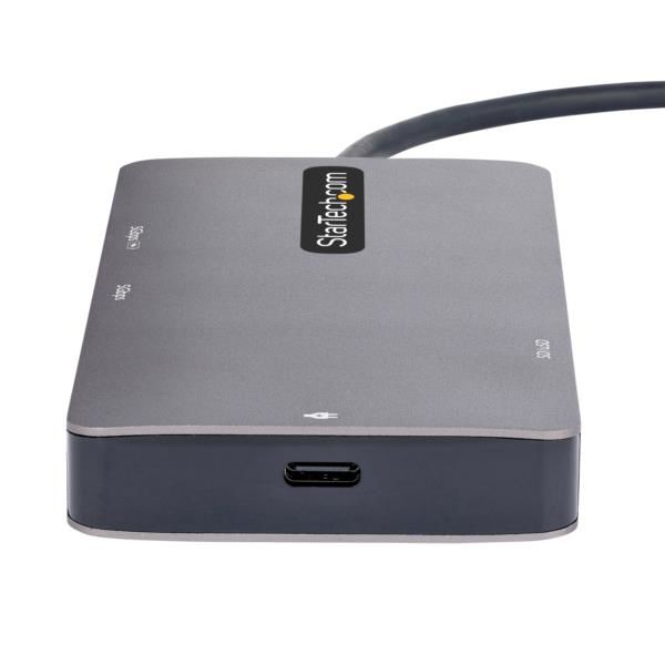 ドッキングステーション Type-C接続 HDMI×2 GbE USB-C USB-A×2 microSD
