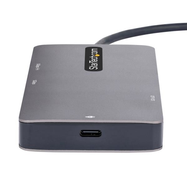 ドッキングステーション Type-C接続 HDMI×2 GbE USB-C USB-A×2 microSD 