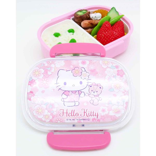 オーエスケー お弁当箱 1段 ハローキティ サクラ 360ml 中子付