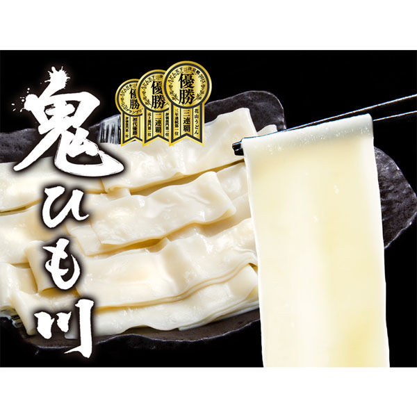 花山うどん 鬼ひも川3人前つゆ付480g×2個 4562304704696 1箱(2個