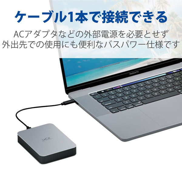 HDD 外付け 5TB ポータブル 3年保証 Mobile Drive HDD STLP5000400