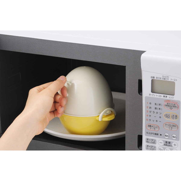ヨシカワ ゆで玉子調理器 レンジでかんたん たまごじょうず