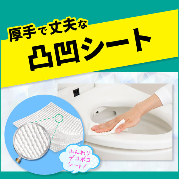 トイレクイックル ストロング トイレ用そうじシート プレミアム