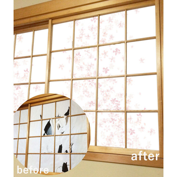 菊池襖紙工場 令和の障子紙 RS-001 桜 RS001 1枚（直送品