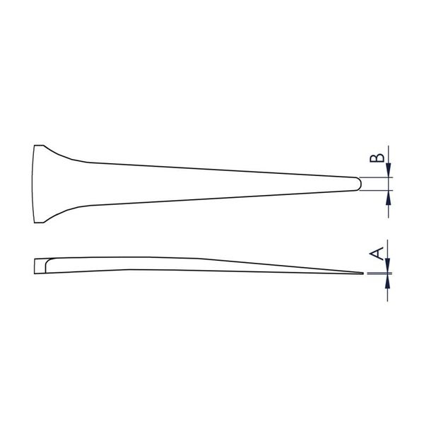 IDEAL-TEK 精密ミニピンセット IDーM2A.SA M2A.SA.1 1本（直送品