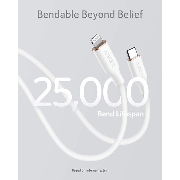 Anker Lightningケーブル 1.8m シリコン USB（C）[オス