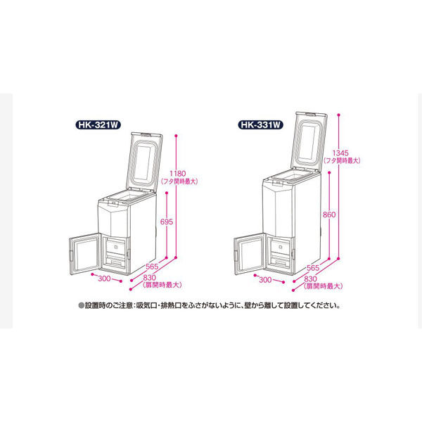 エムケー精工 保冷米びつCool Ace　21kg収納タイプ HK-321W 1台（直送品）