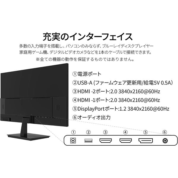 JAPANNEXT 28インチ ワイド4K液晶モニター JN-IPS2802UHDR 1台 - アスクル