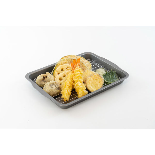 てんぷら 日本製 天ぷら 油きり すくい 角型 TM-09 天ぷら名人 タマハシ