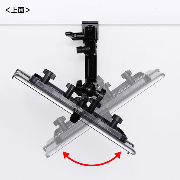 サンワサプライ 7～11インチ対応タブレットアーム（クランプ式・4関節） CR-LATAB14N 1台（直送品）