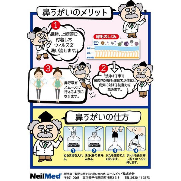 NeilMed サイナスリンス リフィル 0705928052611 1箱（60包入） - アスクル