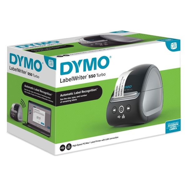 特別価格LabelWriterラベルプリンター用DYMO LW耐久ラベル、ホワイト
