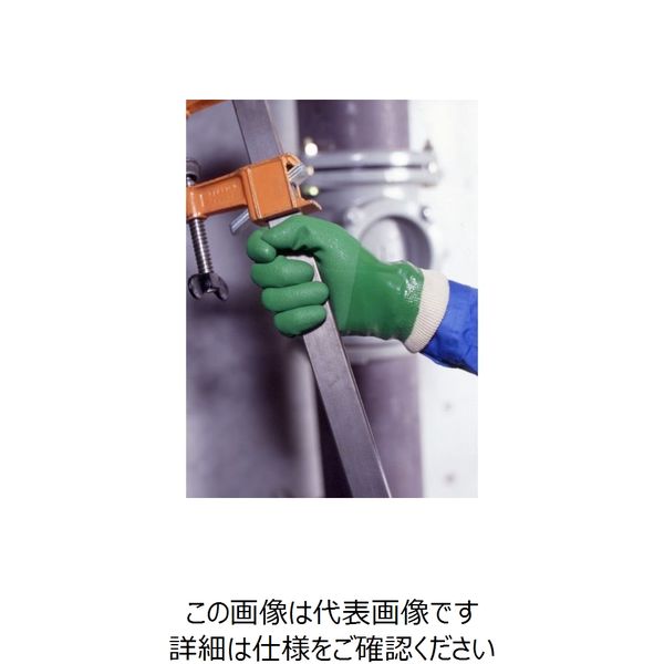 塩化ビニール手袋 裏布付 No.602 グリーンジャージ 2双パック M 塩化ビニール手袋 裏布付 No.602 グリーンジャージ 2双パック M