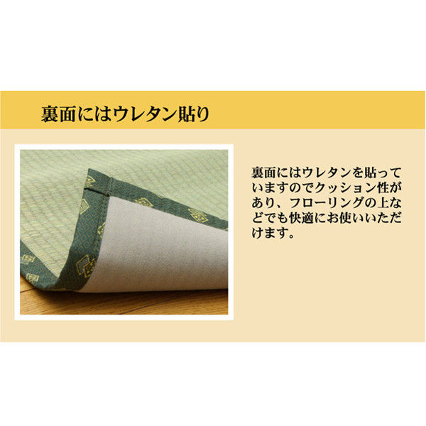 イケヒコ フリーカット い草 上敷き カーペット 『F竹』 江戸間3 イケヒコ フリーカット い草 上敷き カーペット 『F竹』 江戸間3