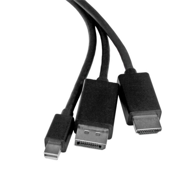 DP /Mini DP - HDMI 変換アダプタ 2m DPMDPHD2HD 1個 StarTech.com