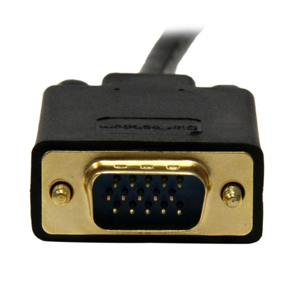 mDP 1.2 - VGA ケーブル／91cm／ブラック MDP2VGAMM3B 1個 StarTech