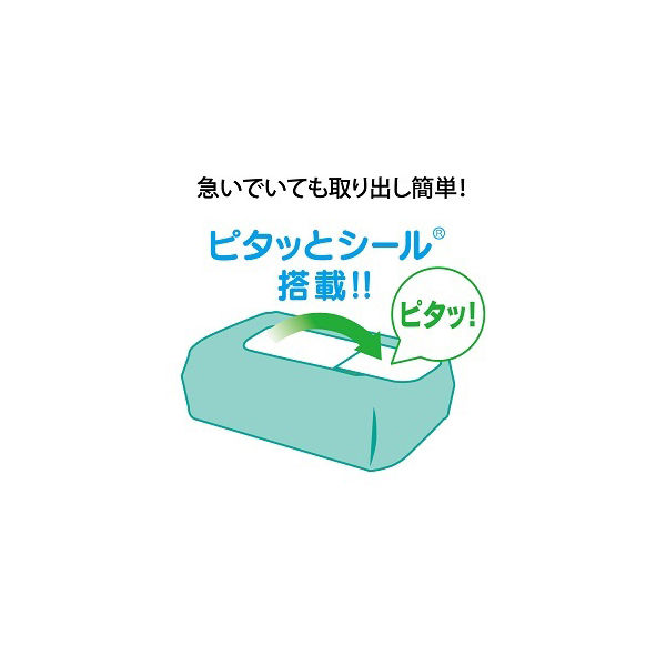 大人用/流せない】ライフリー おしりふき超大判スッキリ 1パック（60枚