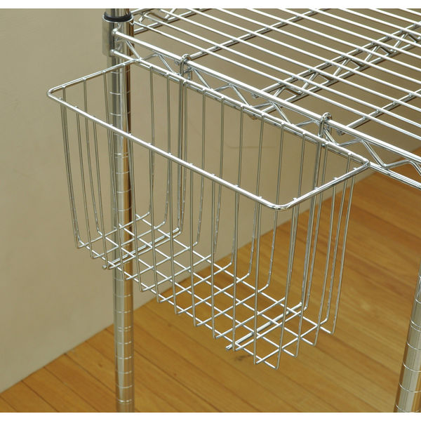 エイ・アイ・エス スチールラック用バスケット（中） 幅300×奥行120×高