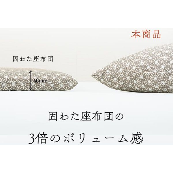 イケヒコ・コーポレーション 錦 座布団 BE 55×59cm 5P