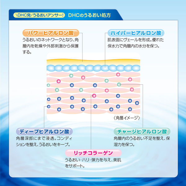 DHC 濃密うるみ肌 化粧水 しっとり 180ml 保湿ローション・化粧液・コラーゲン・ヒアルロン酸 ディーエイチシー