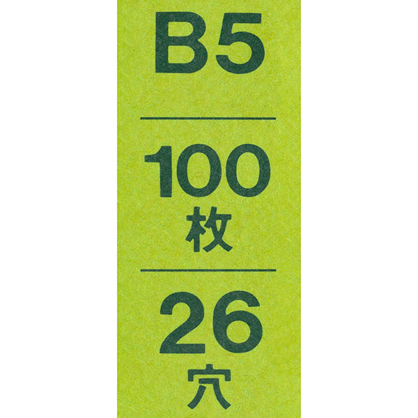 コクヨ 三色刷りルーズリーフ B5 固定資産台帳 リ-119 1セット（5冊：1 