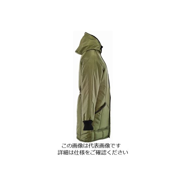 エスコ [2XL] 防寒ロングコート(Sage) EA915GM-73 1着（直送品