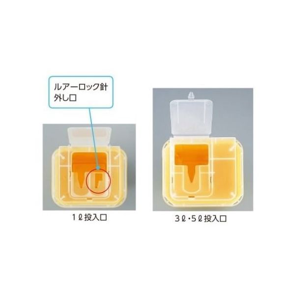 アズワン ディスポ針ボックス 赤色 3L 1個 8-7221-42（直送品） - アスクル