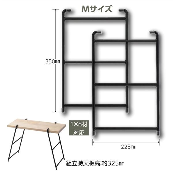 パネフリ工業 スチールシェルフィックス 2本入 STSH-M200BL 1セット（直送品）