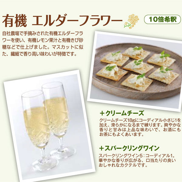 506453 有機 コーディアル エルダーフラワーシロップ 500ml×6本 100-12547.jpg