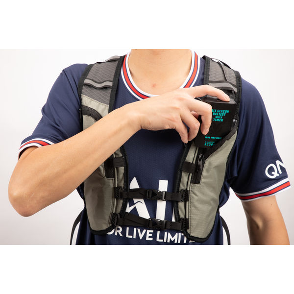 アイスマンベスト　ネイビー　ICE-NV-SET　水冷服　山真製鋸