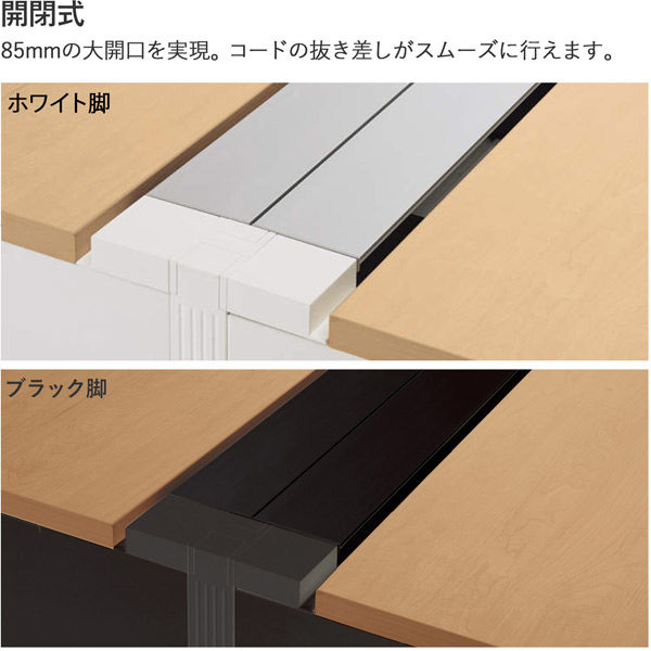 組立設置込】コクヨ ワークヴィスタプラス 片面デスク 配線開閉式 幅 