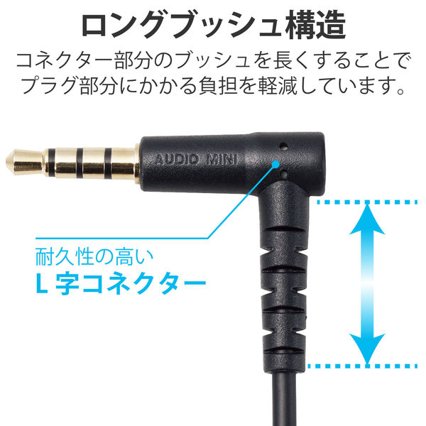 イヤホン ヘッドホン 延長コード マイク対応 3.5mmステレオミニ イヤホン ヘッドホン 延長コード マイク対応 3.5mmステレオミニ
