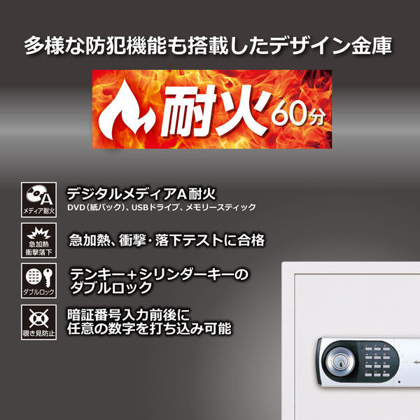 玄関渡し】 ディプロマット ダブルドアテンキー式耐火金庫 (1 玄関渡し】 ディプロマット ダブルドアテンキー式耐火金庫 (1