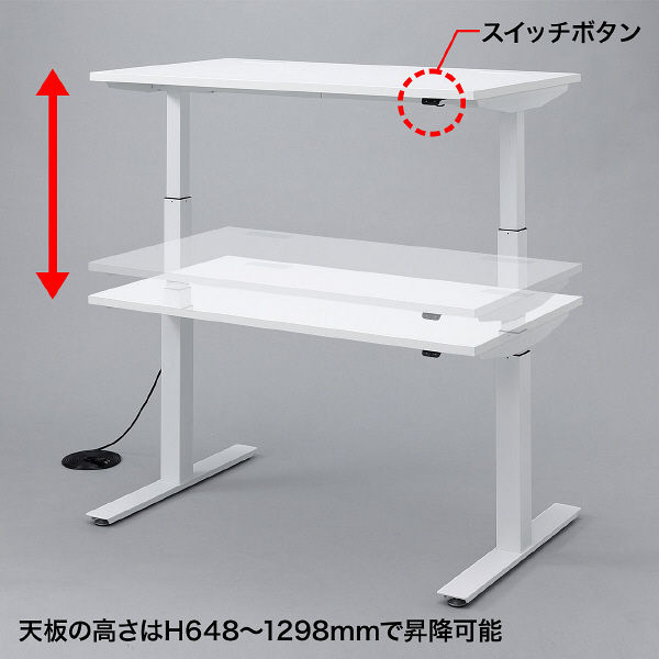 E861\"　訳あり品！　指定エリア送料無料　電動昇降式デスク E861
