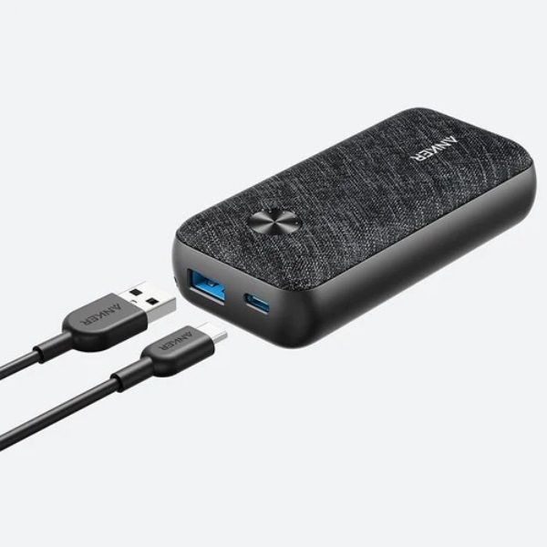 Anker モバイルバッテリー 10000mAh 25W A×1 C×1 PowerCore 10000 PD A1246N11 - アスクル