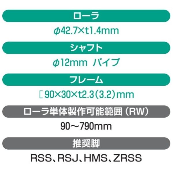 オークラ輸送機 ローラーコンベヤ PR160100X1000A 1P（直送品）