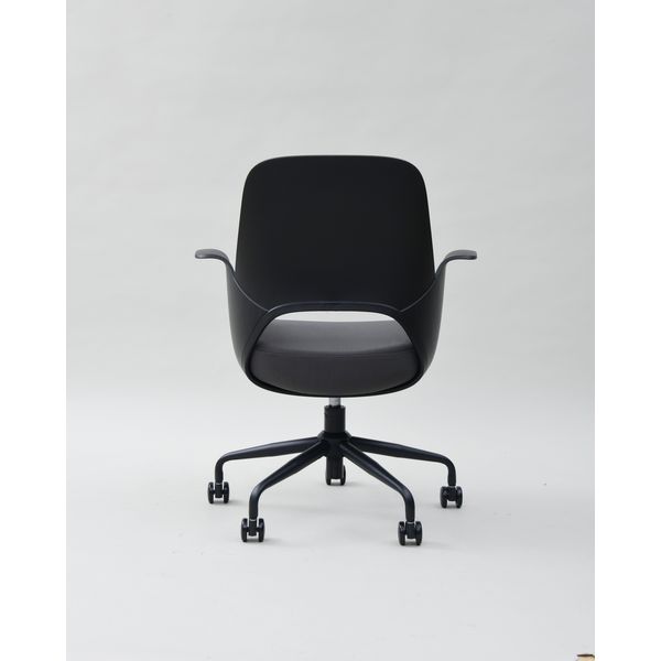 【数量限定】山善 ワークチェア オフィスチェア HLD-63(BK)  ブラック YAMAZEN FIT WORK LDワークチェア HLD-63(BK) 1脚（直送品