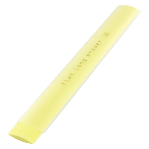 サンスター文具 フラットロングイレイサー 消しゴム イエロー S4218825