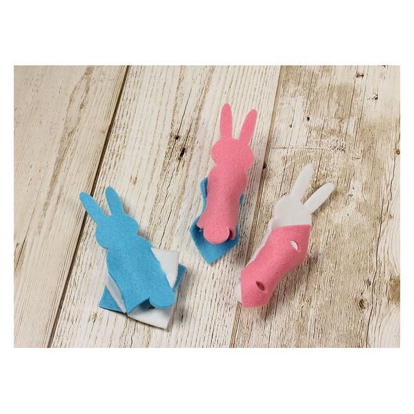 谷口松雄堂 手芸工作用品 f-pzl 指人形キット うさぎ 32-9161 1セット