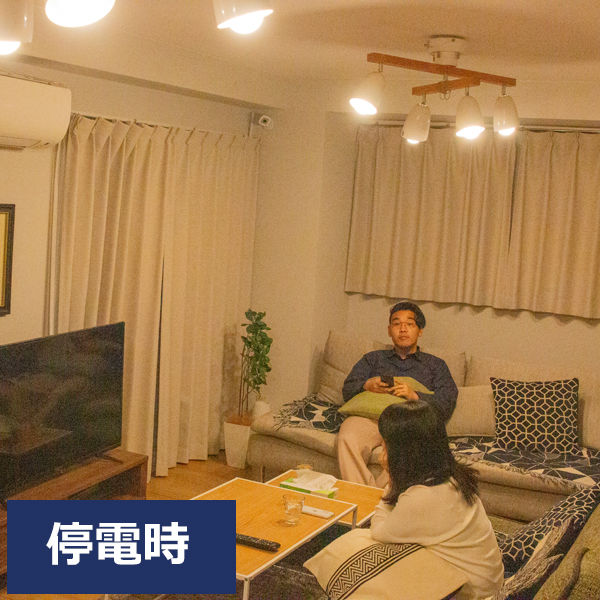 バッテリー付きLEDランプ】日本防災スキーム いつでもランプ