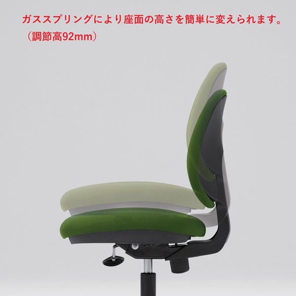 イス　チェア　布生地　オカムラ　8147CZ　肘無し　カンチ脚　グリーン 楽天市場】オカムラ シルフィー sylphy ローバック 背クッション