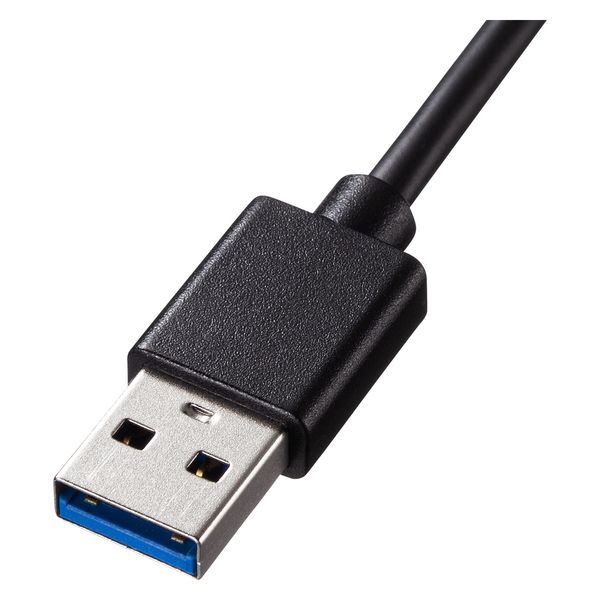 サンワサプライ USB3.2 Gen1 ハブ付き ギガビットLANアダプタ USB