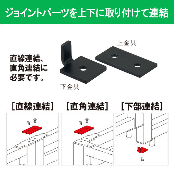 トーカイスクリーン ブラックフレームパーティション アクリルパネル 高さ1820mm×幅900mm 1枚 日本製 アルミフレームパーテーション -  アスクル