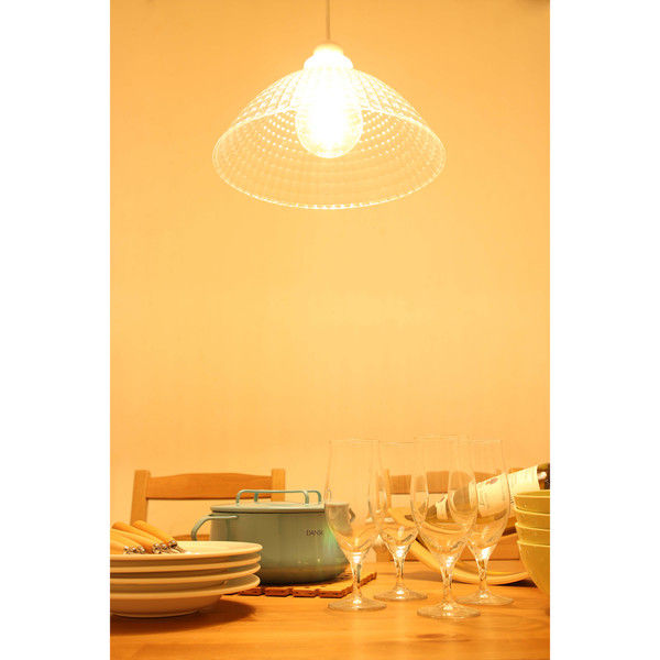 アイリスオーヤマ LEDフィラメント電球 ボール球 クリア 電球色80形