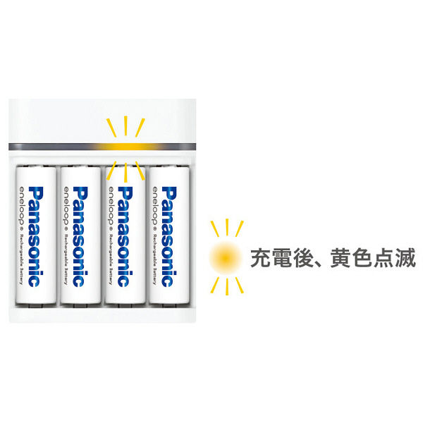 Panasonic（パナソニック） 単3形単4形ニッケル水素電池専用急速充電器 BQ-CC85