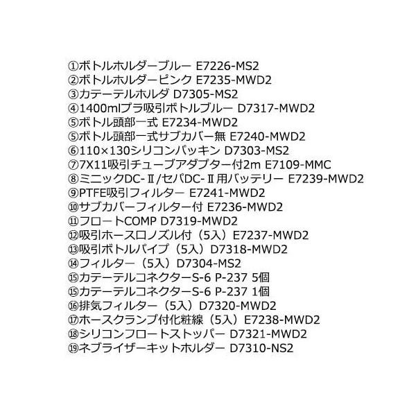 新鋭工業 吸引ボトルパイプ(5個入) D7318MWD2 1個 7-1241-16