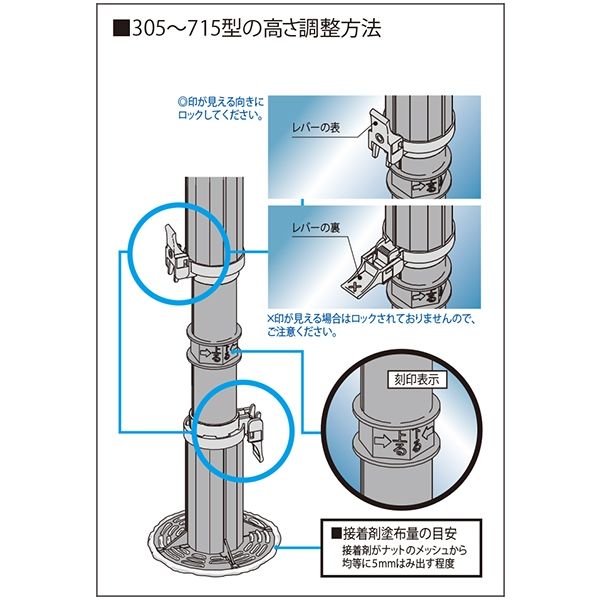 フクビ化学工業 屋外用プラ木レン マルチポスト 715型 MPST715 1ケース